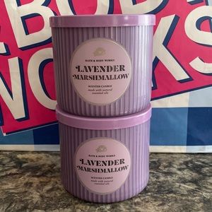 Bath & Body Works 3-Wick candles Lavender Marshmallow